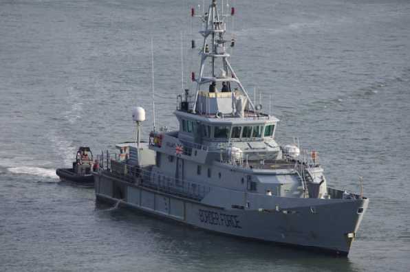 19 September 2020 - 08-59-53

------------------------------
Border Force cutter HMC Vigilant in Dartmouth, Devon